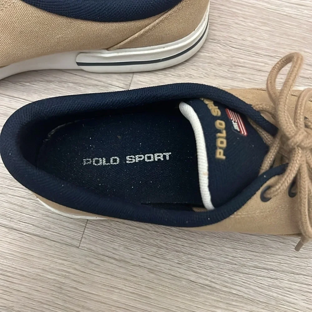 POLO SPORT - khaki casual sport sneaker/shoes size 11.5